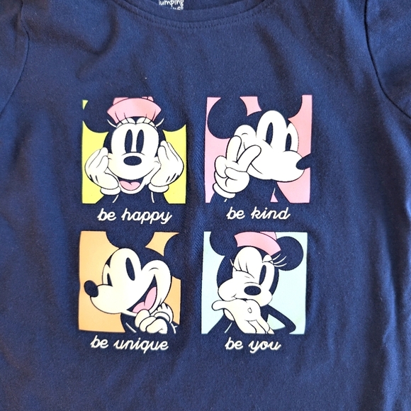 Disney Jumping Beans Blue Short Sleeve Cartoon Tee Cotton Size 5T - Picture 3 of 4